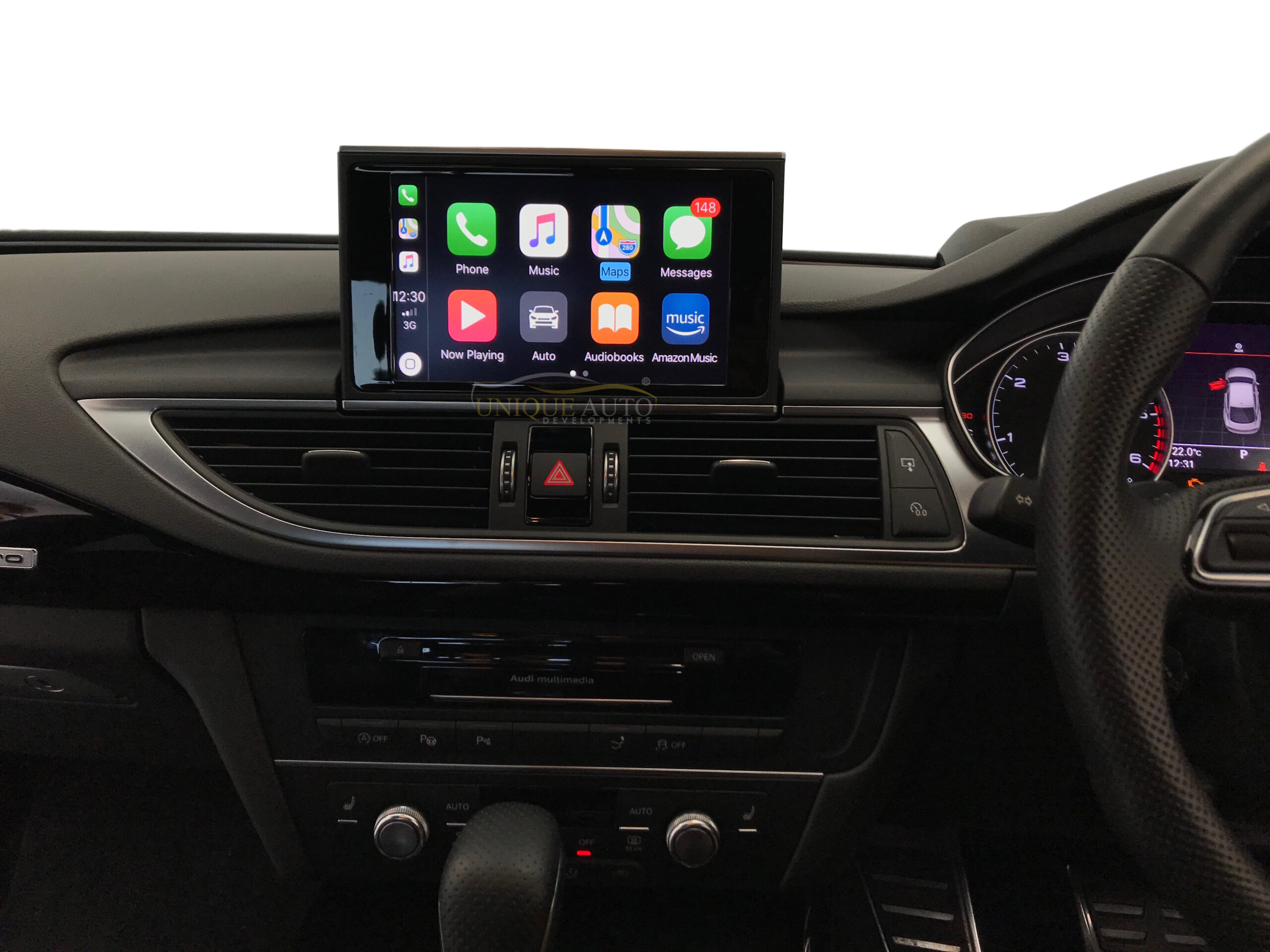 Wireless Apple CarPlay Android Auto Navigation Interface Audi A6 A7  2011-2018 GPS MMI RMC - Unique Auto Developments