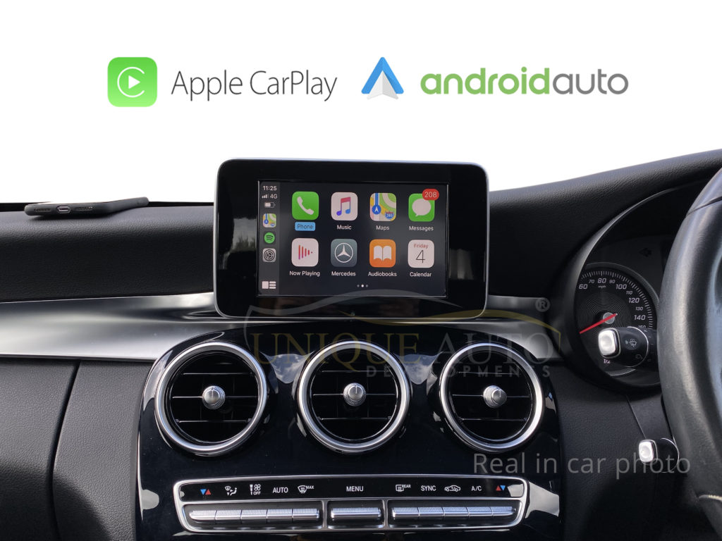 Wireless Apple Carplay Android Auto Mercedes W205 C Class W212 E Class Glc W222 S Class 2015 2018 Carplay Reversing Camera Navigation Retrofit Unique Auto Developments
