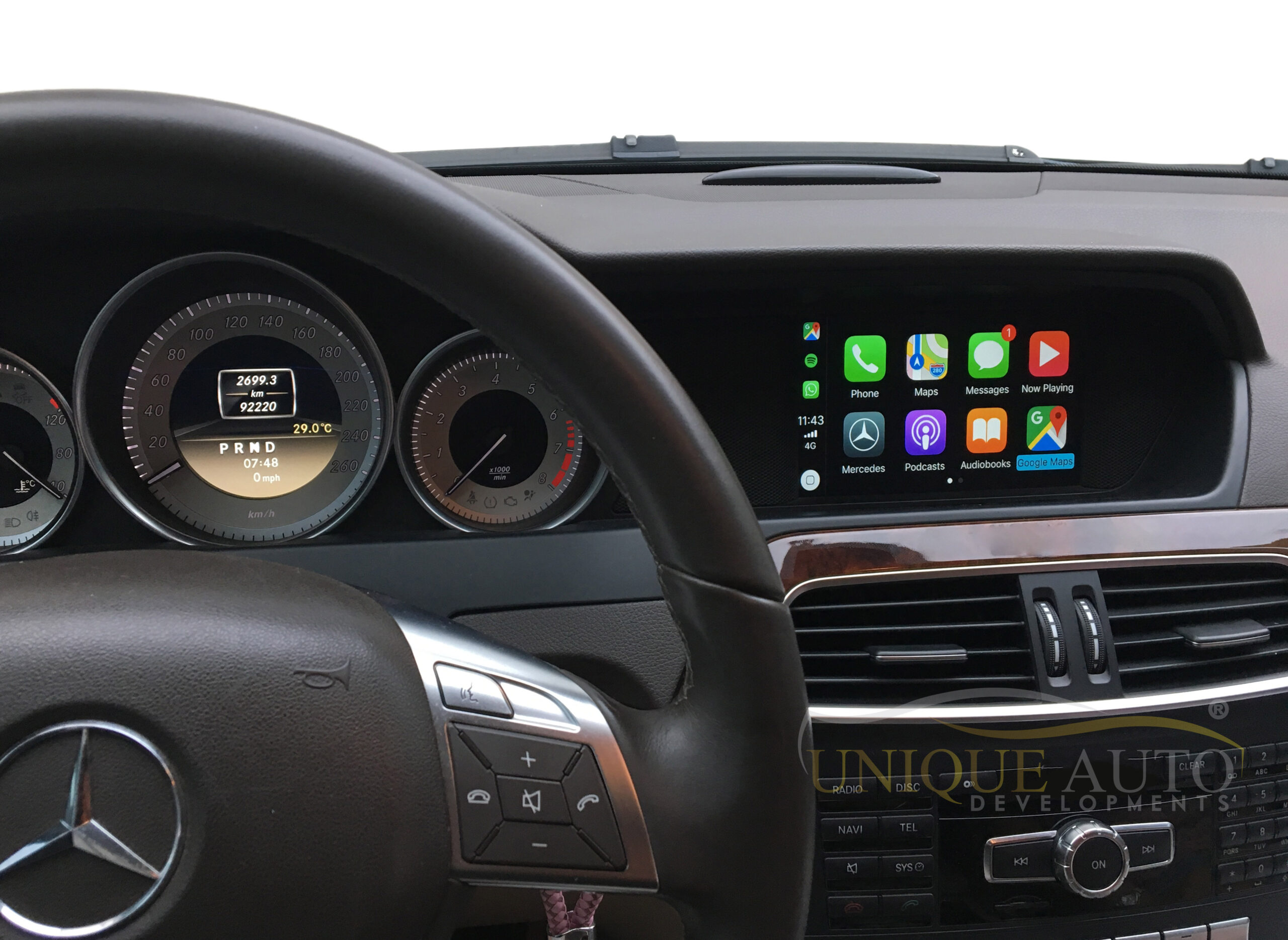 Wireless Apple CarPlay Android Auto Interface for Mercedes A Class