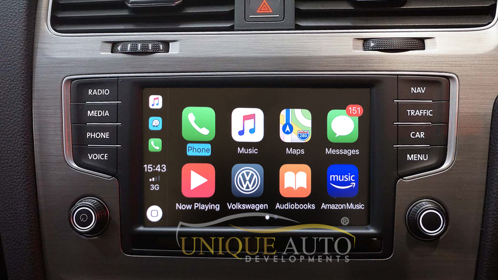 Wireless Apple CarPlay Android Auto Interface for VW MIB 1/MIB 2 Golf MK7  Passat Polo