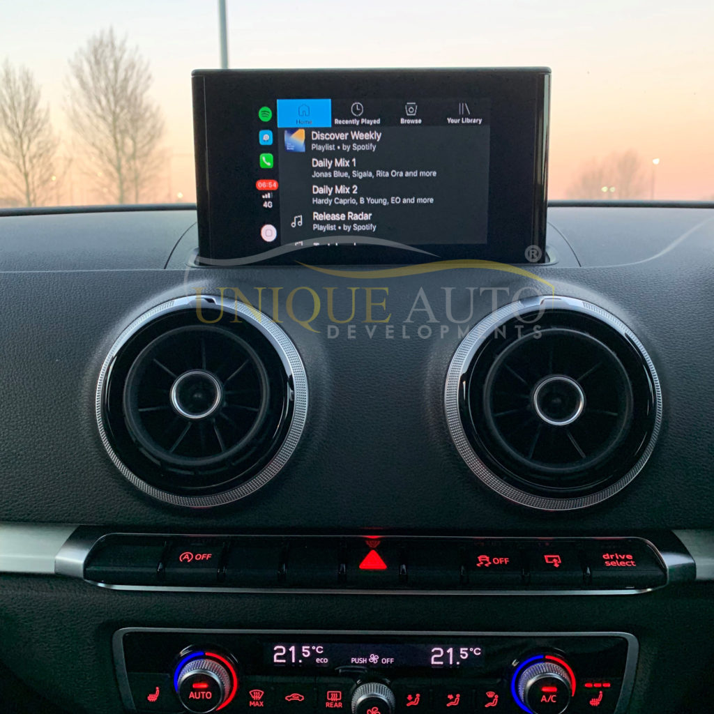 Wireless Apple CarPlay Android Auto Retrofit for Audi A3 8V 201318 GPS MMI Unique Auto