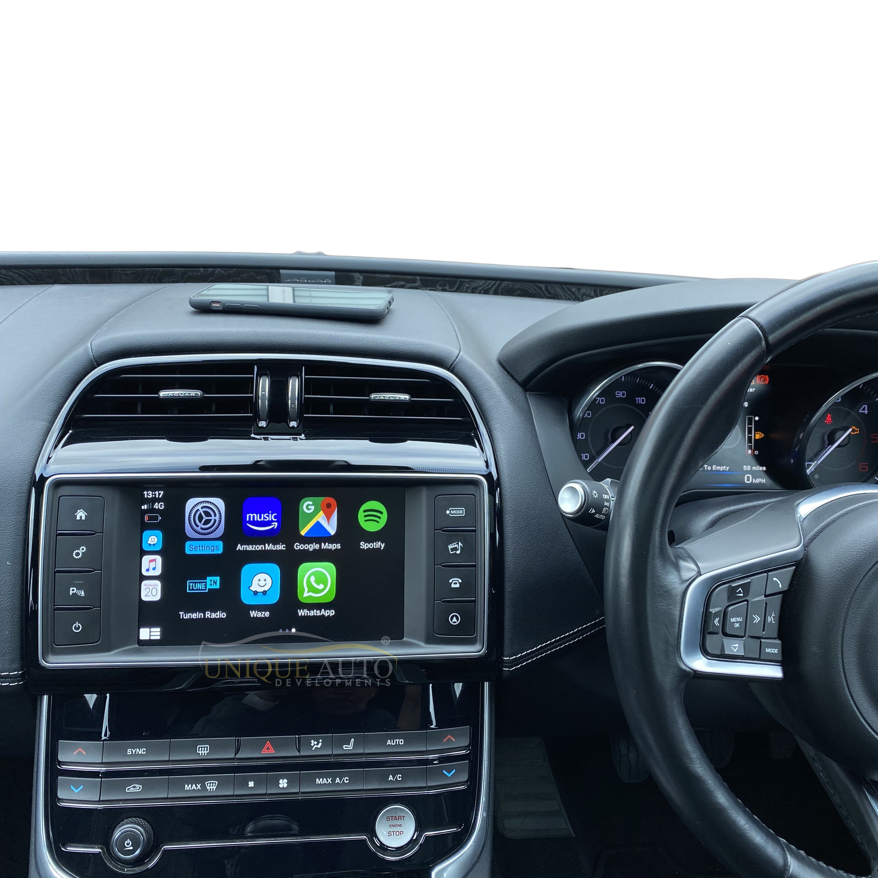 Jaguar xf carplay