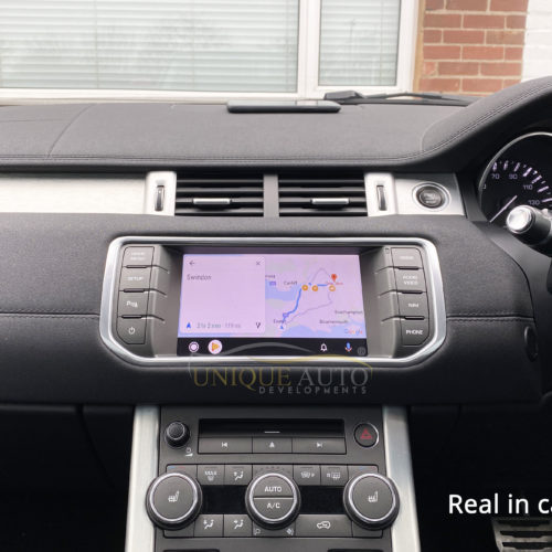 Wireless Apple CarPlay and Android Auto Interface for Land Rover Range